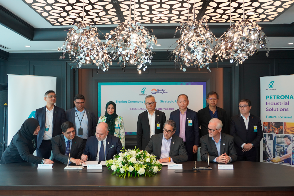 PETRONAS Lubricants International And Quaker Houghton Form Strategic Partnership For Industrial Metalworking Solutions Starting With Malaysia PETRONAS Lubricants International And Quaker Houghton Form Strategic Partnership For Industrial Metalworking Solutions Starting With Malaysia