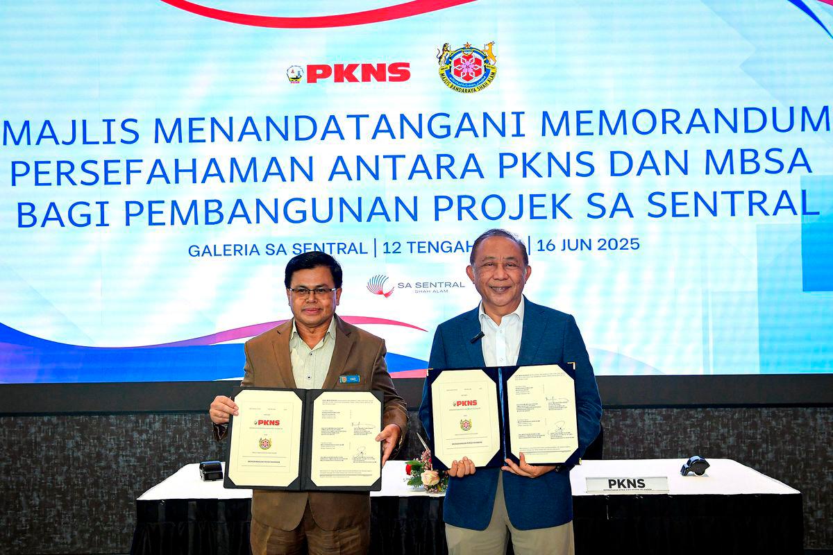 PKNS, MBSA form strategic partnership to develop Shah Alam Sentral