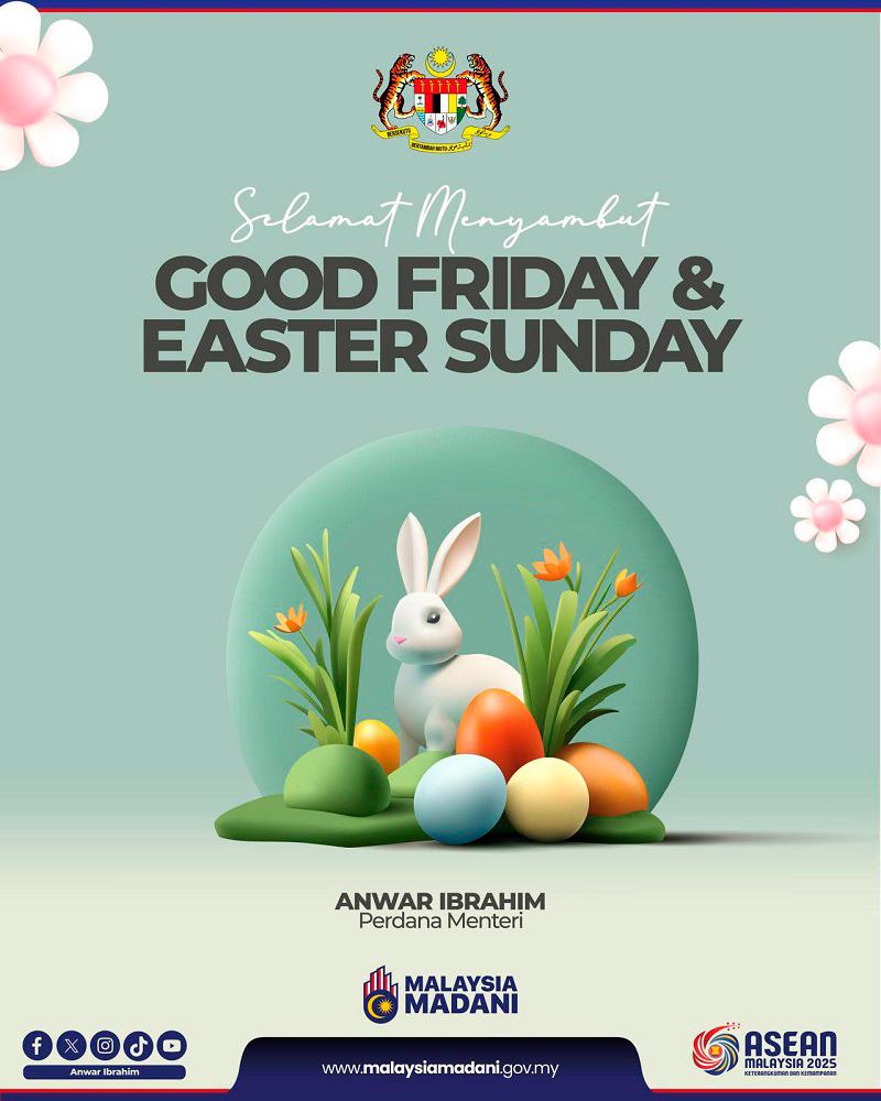 PM Anwar extends Good Friday, Easter greetings