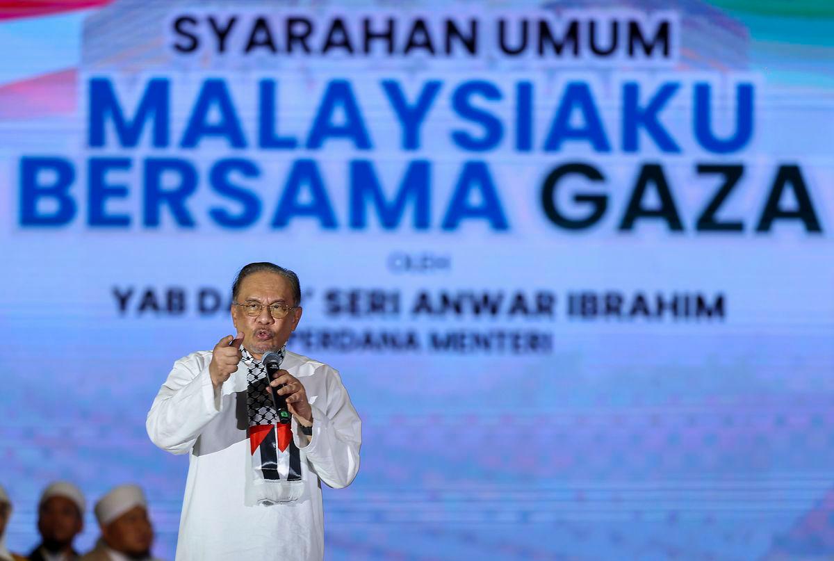 PM Anwar kecam Netanyahu zalim dan kurang siuman dalam konflik Gaza PM Anwar kecam Netanyahu zalim dan kurang siuman dalam konflik Gaza