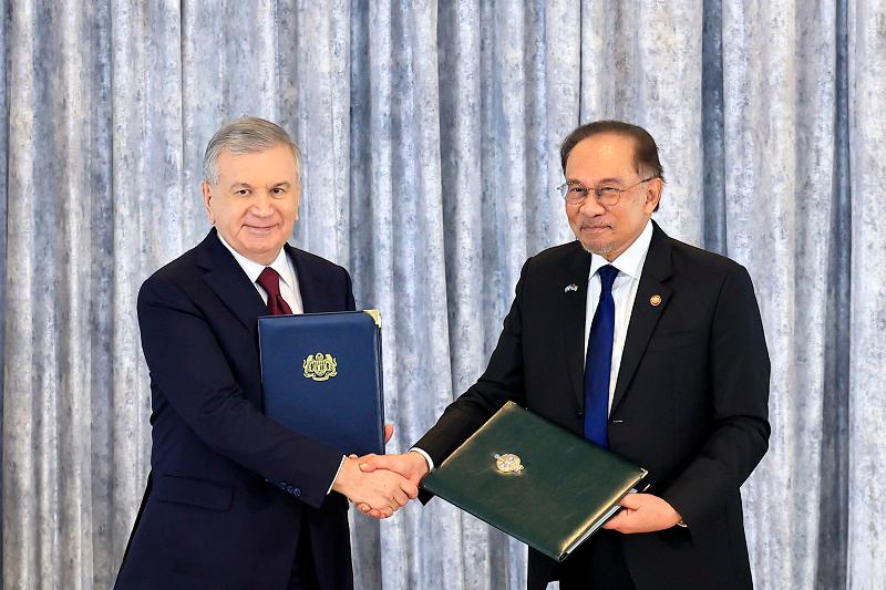 PM Anwar thanks Uzbekistan president for official visit PM Anwar thanks Uzbekistan president for official visit