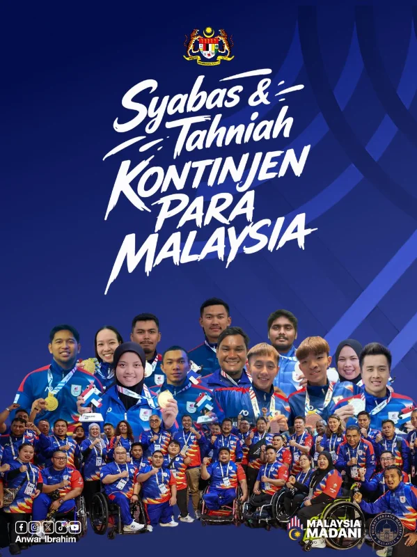 PM_Anwar_praises_para_athletes__spirit_after_Malaysia_s_APG_success PM Anwar praises para athletes' spirit after Malaysia's APG success