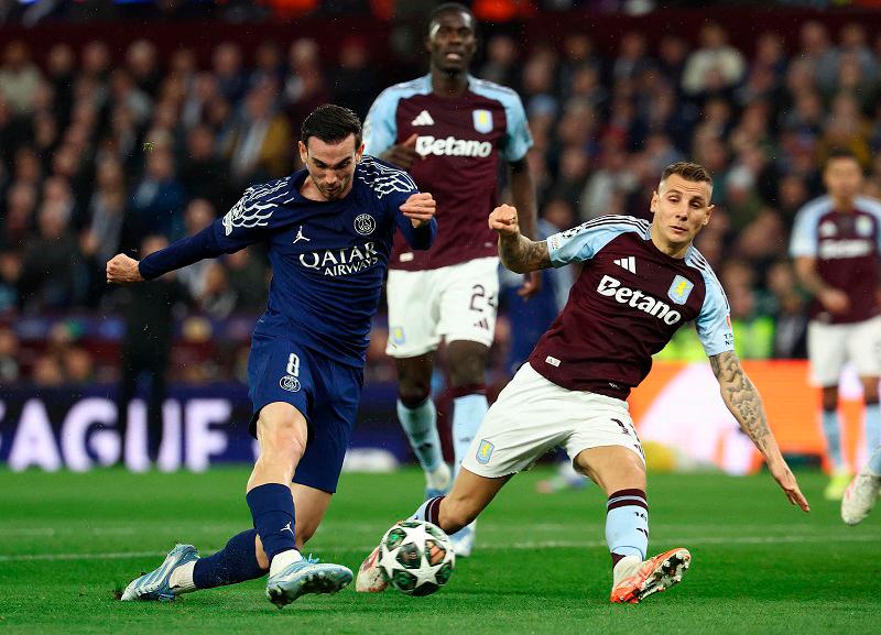 PSG survive Aston Villa scare to reach Champions League semis PSG survive Aston Villa scare to reach Champions League semis