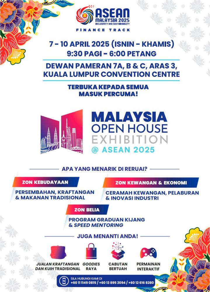 Pameran Malaysia Open House Exhibition @ ASEAN KL dibuka kepada orang ramai mulai esok Pameran Malaysia Open House Exhibition @ ASEAN KL dibuka kepada orang ramai mulai esok