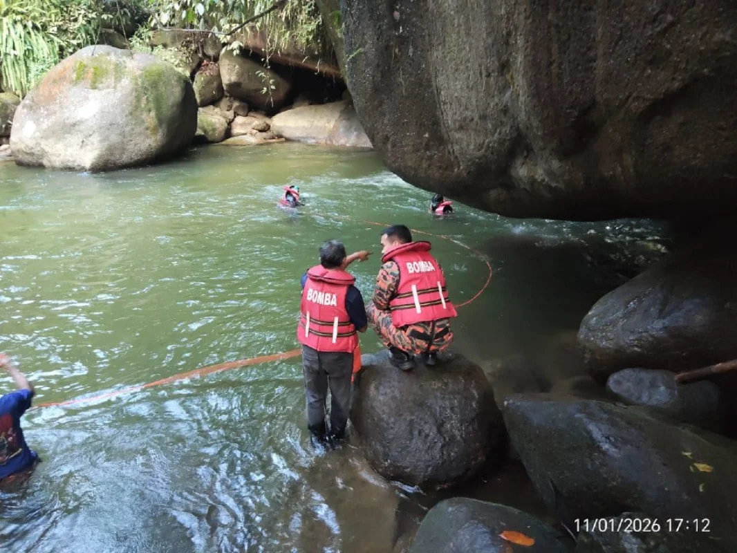 Pelajar_UPSI_lemas_cuba_selamatkan_rakan_di_air_terjun_Kedondong