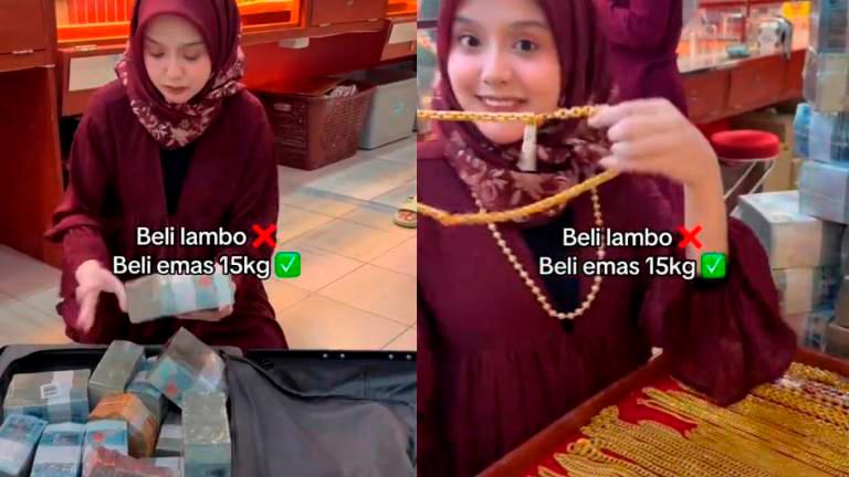 Pempengaruh tempatan membelanjakan jutaan ringgit untuk membeli 15kg emas, diselar netizen Pempengaruh tempatan membelanjakan jutaan ringgit untuk membeli 15kg emas, diselar netizen