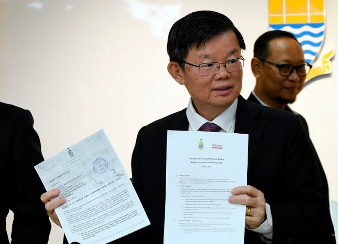 Penang invites EOI for proposed international financial centre - Chow