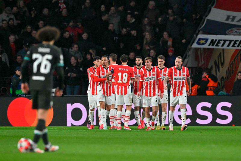 Persistent PSV rain on Liverpool’s Champions League perfect parade Persistent PSV rain on Liverpool’s Champions League perfect parade