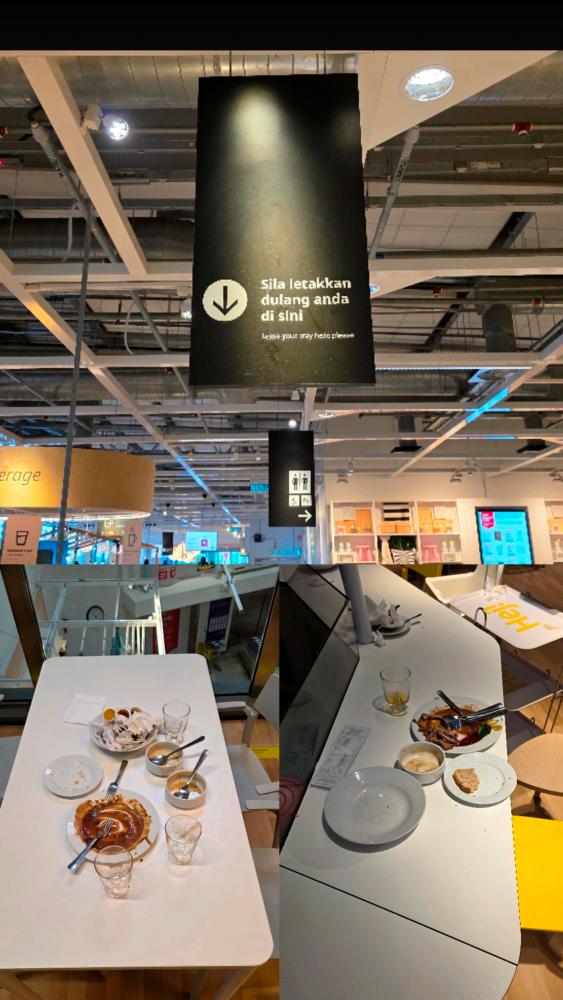 “Please, let’s change this behaviour” - M’sian calls out diners for leaving table full of dirty dishes at IKEA “Please, let’s change this behaviour” - M’sian calls out diners for leaving table full of dirty dishes at IKEA