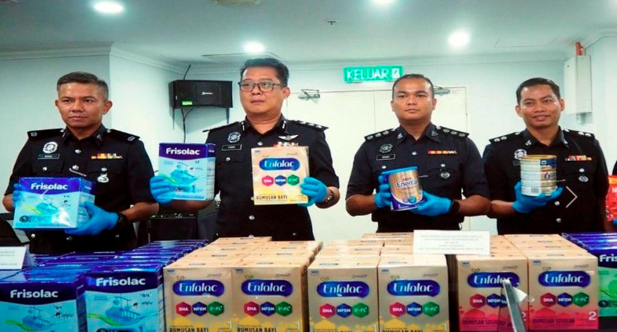 Police dismantle ‘Susu Borneo’ syndicate stealing baby milk in three states