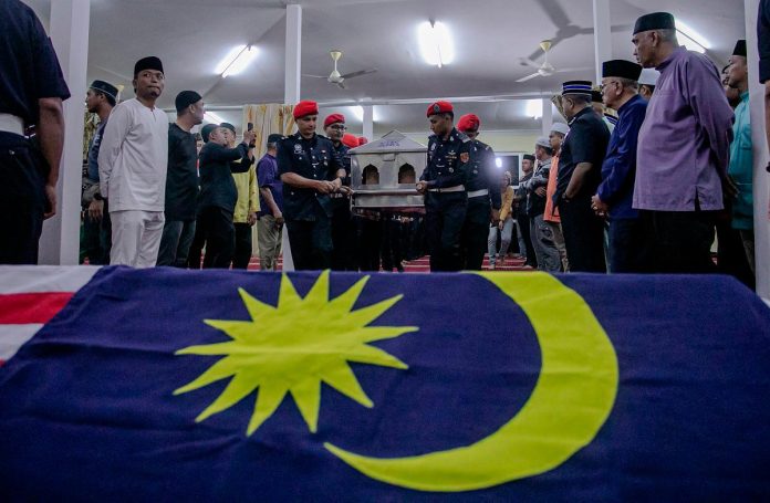 Police honour 9 FRU members killed in lorry collision with full ceremonial rites