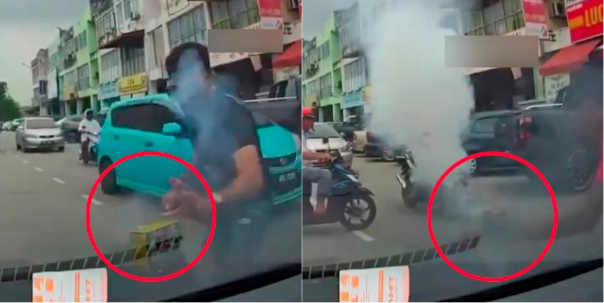 Police nab suspects who set off fireworks on woman’s car in Klang Police nab suspects who set off fireworks on woman’s car in Klang