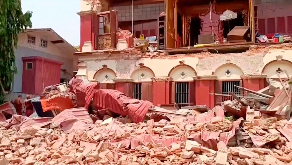 Quake toll in Myanmar jumps to 694 dead, 1,670 injured