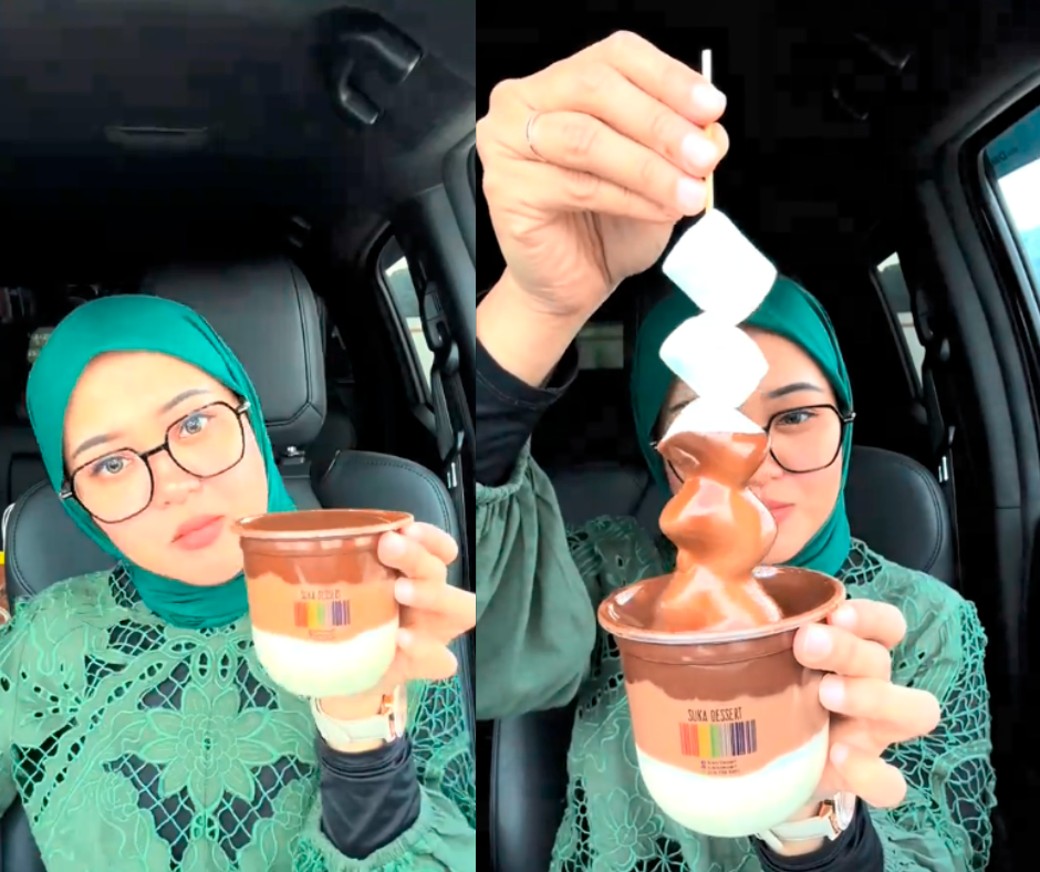 RM60 for chocolate sauce? M’sians stumped by viral ‘tricolour chocolate’ dessert