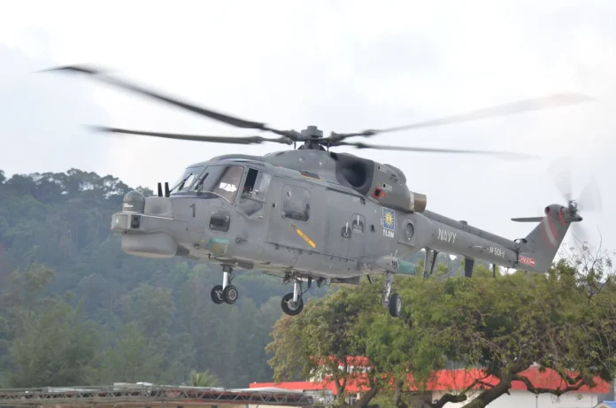 RMN Super Lynx helicopter makes emergency water landing off Melaka coast