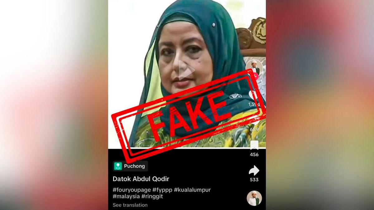 RPO kesan akaun TikTok palsu guna suara Raja Permaisuri Agong