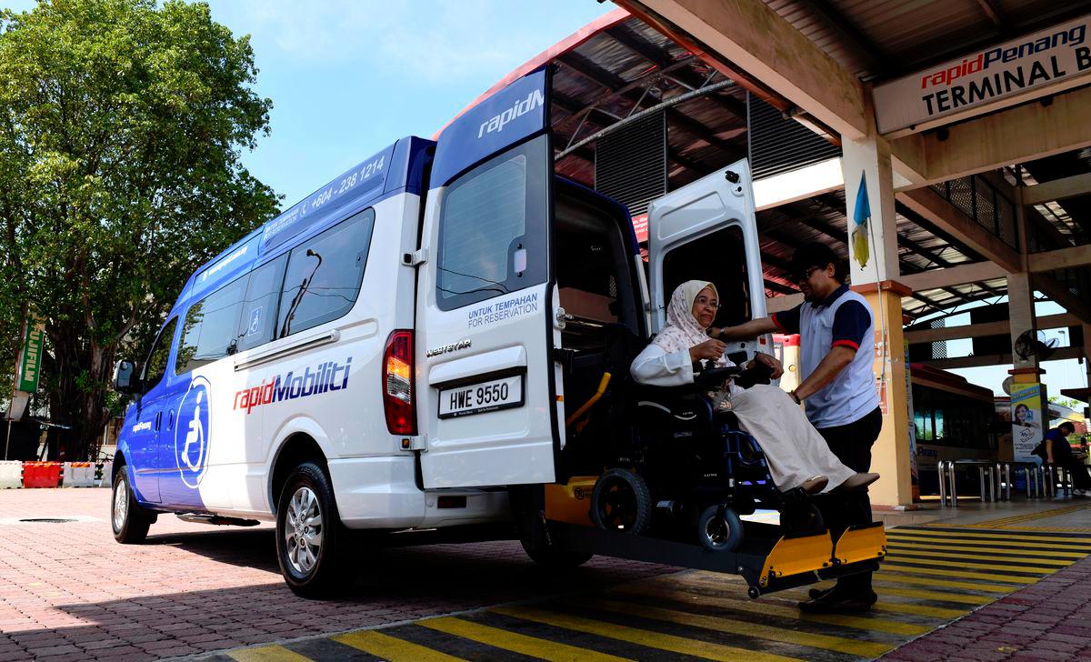 Rapid Mobiliti: Preferred transport for PwDs in Penang Rapid Mobiliti: Preferred transport for PwDs in Penang