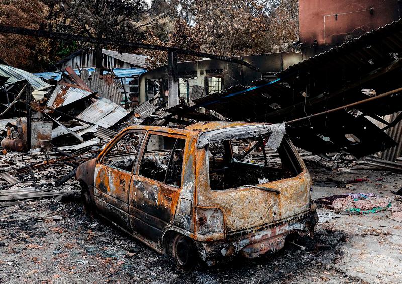 Residents with damaged homes face uncertain future Residents with damaged homes face uncertain future