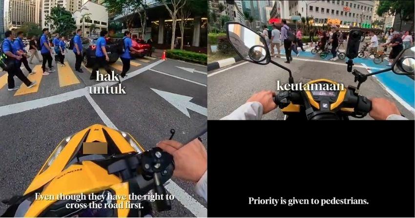 “Respect zebra crossings” - Man reminds Malaysian motorists to consider pedestrians on the road “Respect zebra crossings” - Man reminds Malaysian motorists to consider pedestrians on the road