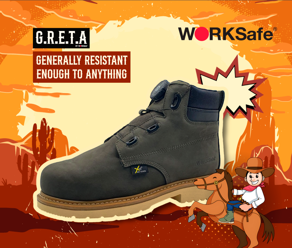 SafetySam Unveils WORKSafe Greta Safety Boot SafetySam Unveils WORKSafe Greta Safety Boot