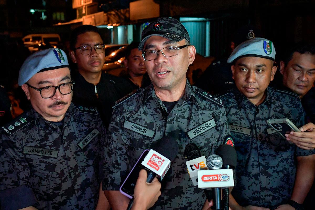 Selangor Immigration Dept detains 83 in Alam Megah warehouse raid