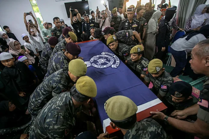 Senior VAT 69 commando laid to rest with full police honours in Ipoh