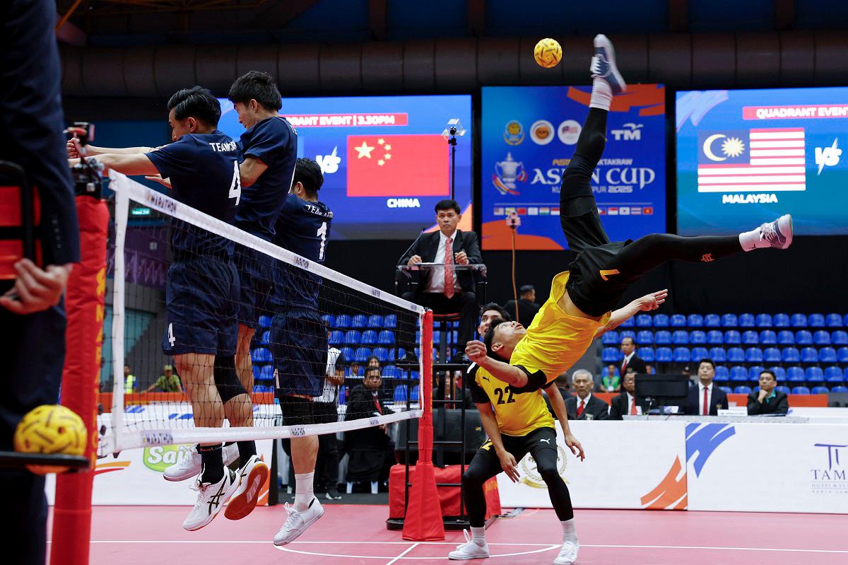 Sepak Takraw Asia Cup: Malaysia defeat Japan, top group b in quadrant Sepak Takraw Asia Cup: Malaysia defeat Japan, top group b in quadrant