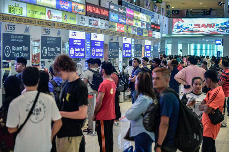 Seremban-East Coast bus tickets nearly 80% sold Seremban-East Coast bus tickets nearly 80% sold