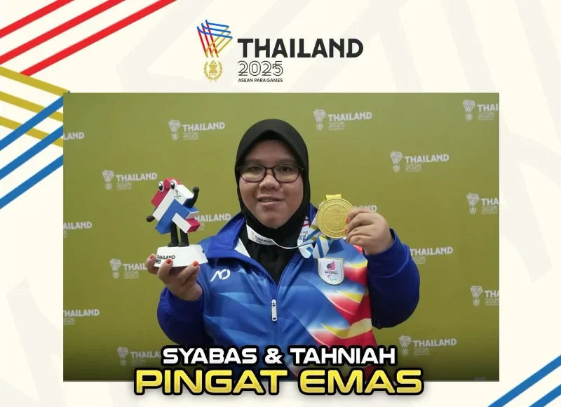 Siti Zaidah wins 100th gold medal at 2025 ASEAN Para Games