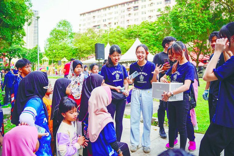 Student-led community upliftment at Desa Mentari