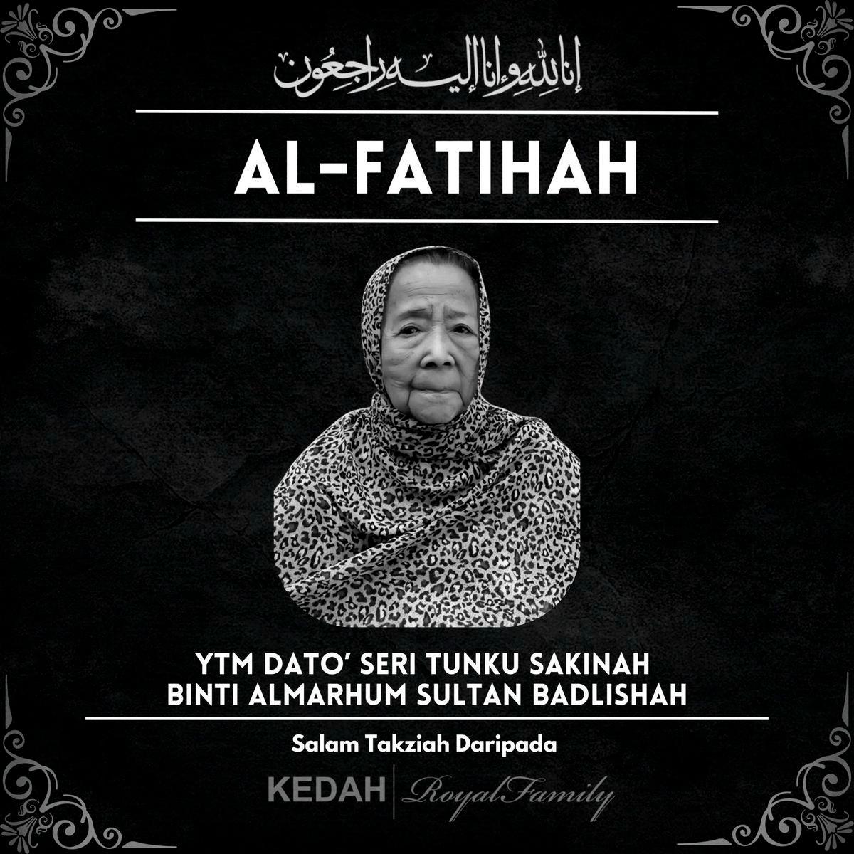 Sultan of Kedah’s elder sister dies