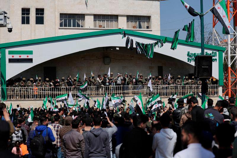 Syrians commemorate uprising anniversary for first time since Assad's fall Syrians commemorate uprising anniversary for first time since Assad's fall