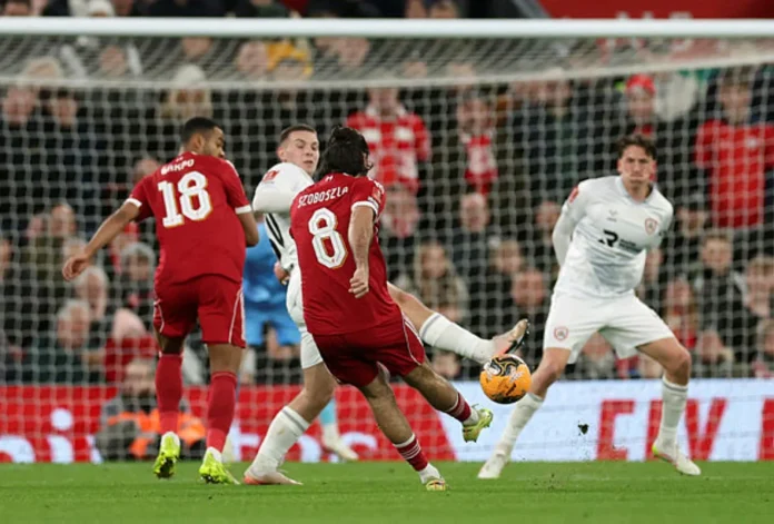 Szoboszlai's mixed night sees Liverpool past Barnsley in FA Cup