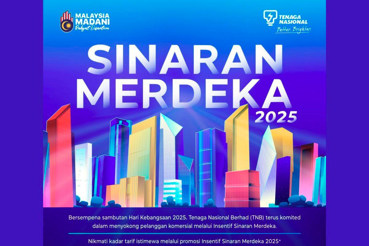 TNB Sinaran Merdeka Incentive 2025 offers 57% discount for festive lighting TNB Sinaran Merdeka Incentive 2025 offers 57% discount for festive lighting