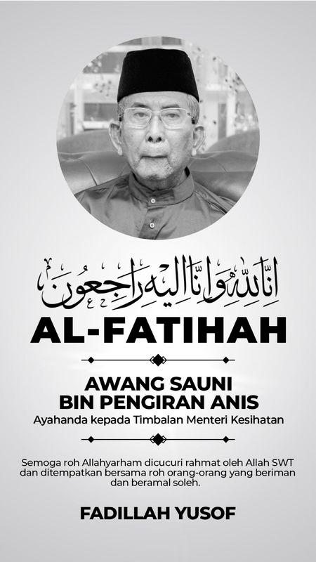 TPM, menteri kabinet ucap takziah kepada Lukanisman atas pemergian bapa