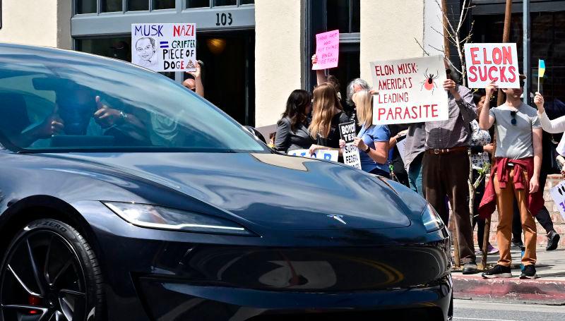 Tesla chargers torched in suspected arson in France: police Tesla chargers torched in suspected arson in France: police