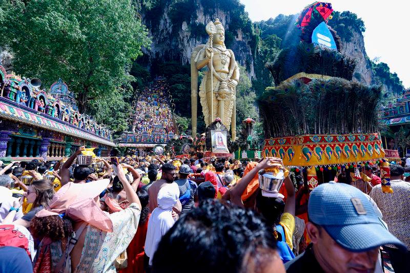 Thaipusam a joyous occasion for Hindu devotees throughout Malaysia Thaipusam a joyous occasion for Hindu devotees throughout Malaysia