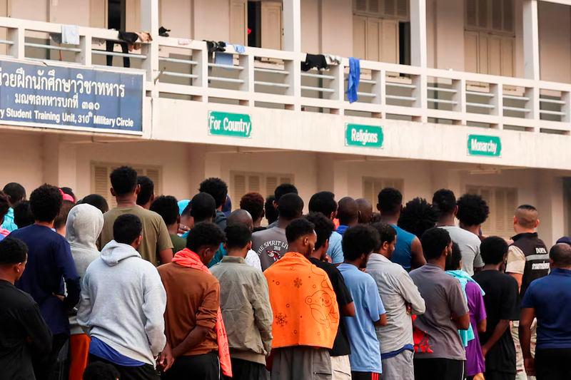 Thousands in limbo on Thai-Myanmar border after scam centre crackdown Thousands in limbo on Thai-Myanmar border after scam centre crackdown