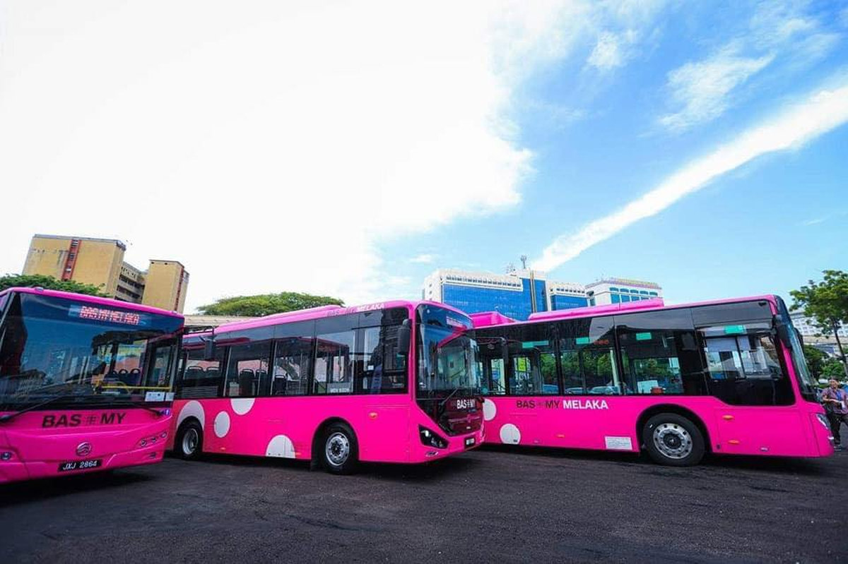 Three Melaka ‘Pink Bus’ stage bus drivers suspended from work over traffic offences