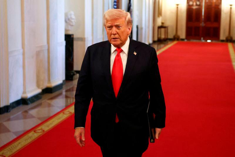 Trump says ball in China's court on tariffs Trump says ball in China's court on tariffs