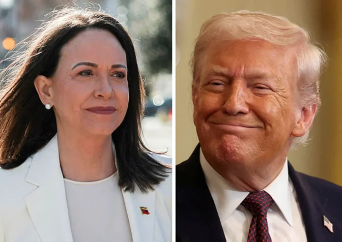 Trump meets Venezuelan opposition leader Machado at White House