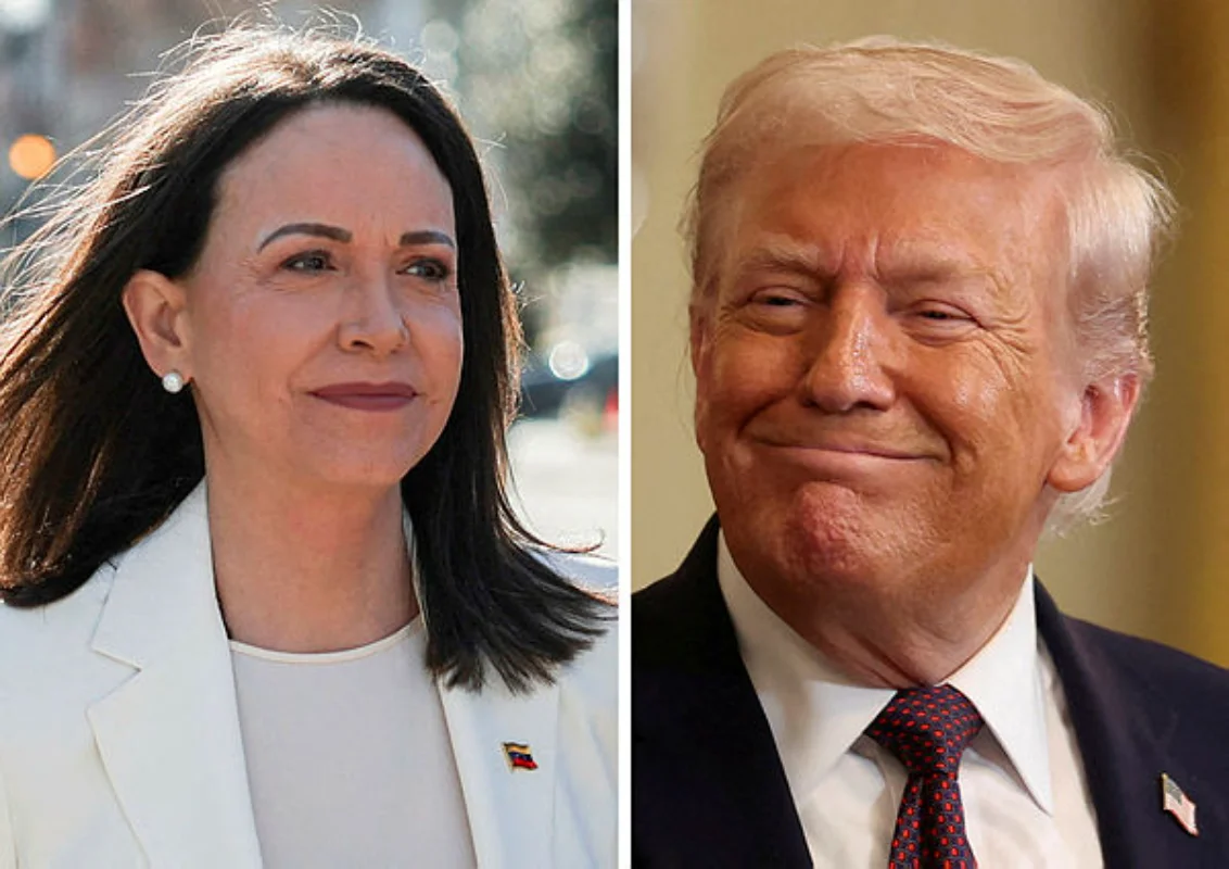 Trump_meets_Venezuelan_opposition_leader_Machado_at_White_House Trump meets Venezuelan opposition leader Machado at White House