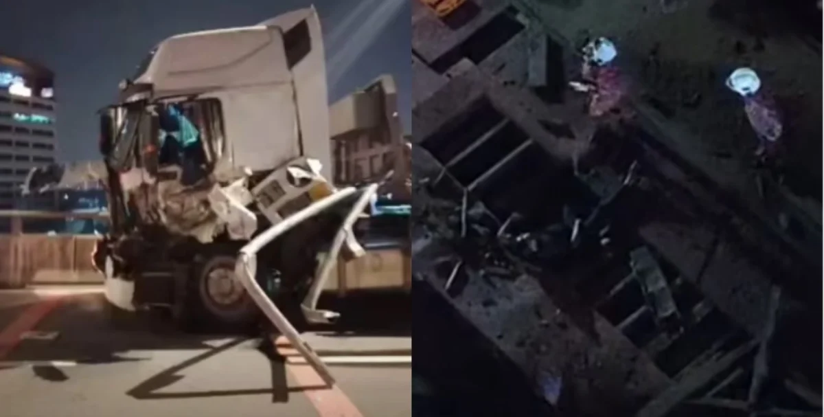 Two_killed_after_falling_from_KL_expressway_in_trailer_crash Two killed after falling from KL expressway in trailer crash