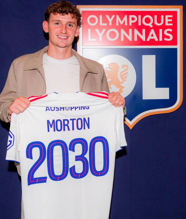 Tyler Morton signs five-year deal with Lyon from Liverpool