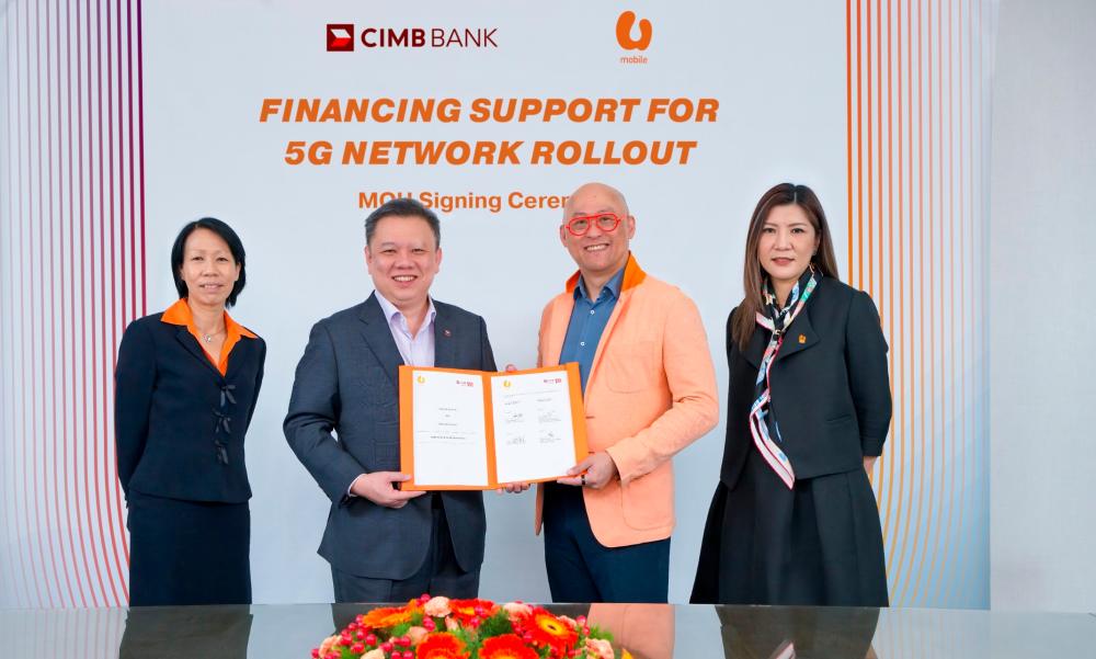 U Mobile signs MoU with CIMB for 5G network rollout U Mobile signs MoU with CIMB for 5G network rollout