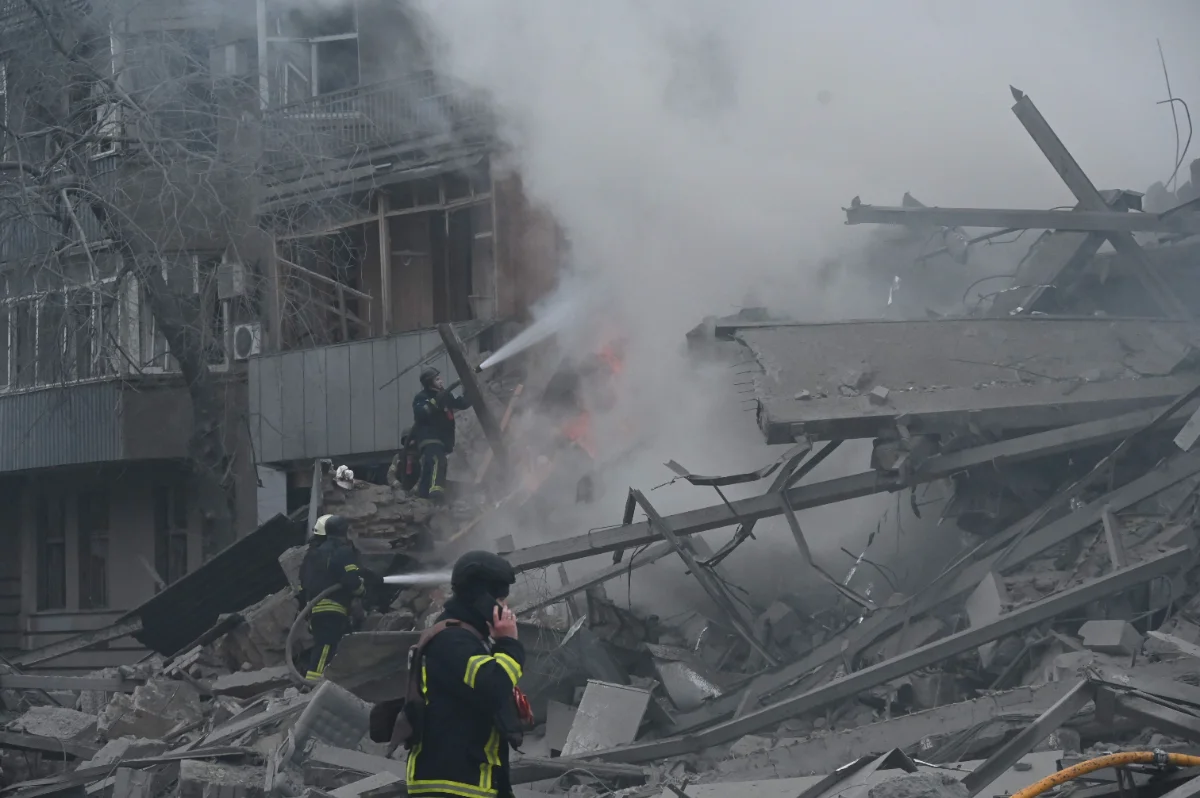 Russian strike on Kharkiv kills two, hits children's medical facility Russian strike on Kharkiv kills two, hits children's medical facility