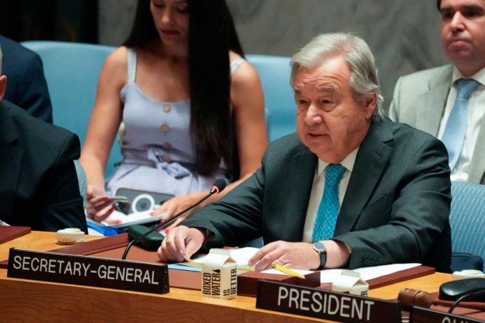 UN chief warns of cycle of retaliation after US bombs Iran UN chief warns of cycle of retaliation after US bombs Iran