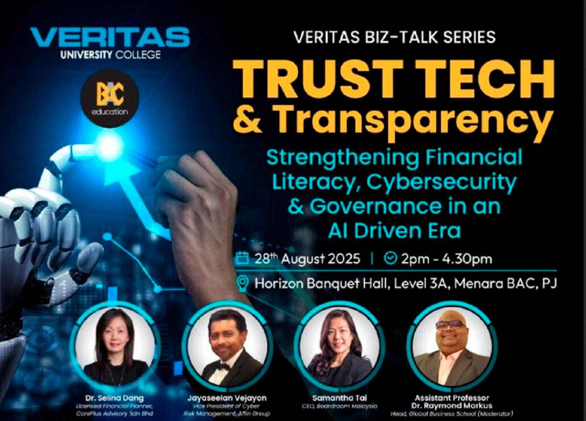 Veritas Biz-Talk explores AI’s impact on trust, tech Veritas Biz-Talk explores AI’s impact on trust, tech