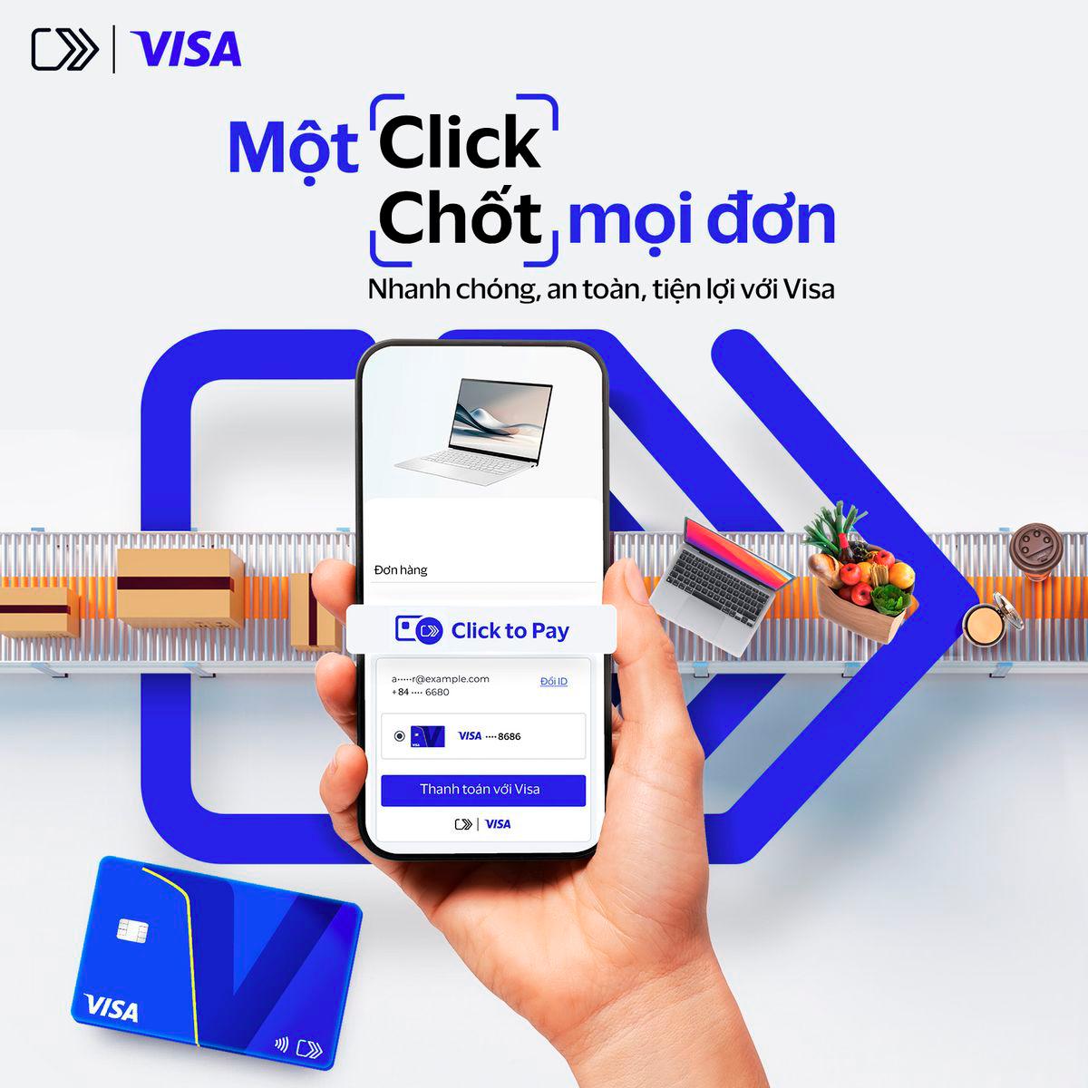 Visa introduces Click to Pay with leading banks and payment facilitators in Vietnam, transforming the online shopping experience
