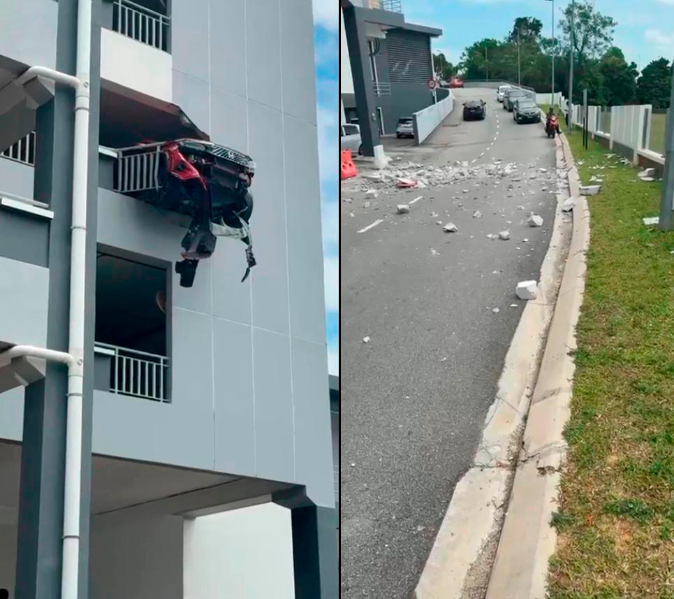 WR-V driver which crashed hospital parking lot wall experienced chest pain while driving WR-V driver which crashed hospital parking lot wall experienced chest pain while driving